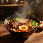 Culinaire de Voyage de l'ONU: ramen et calories en équilibre