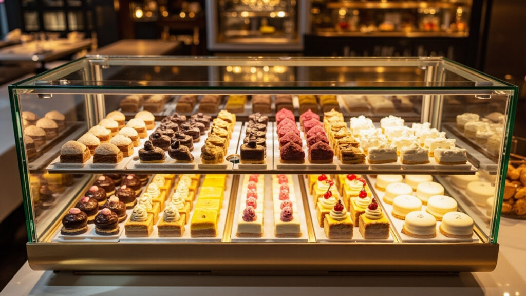 Vitrine à dessert: Outils verse les restaurateurs