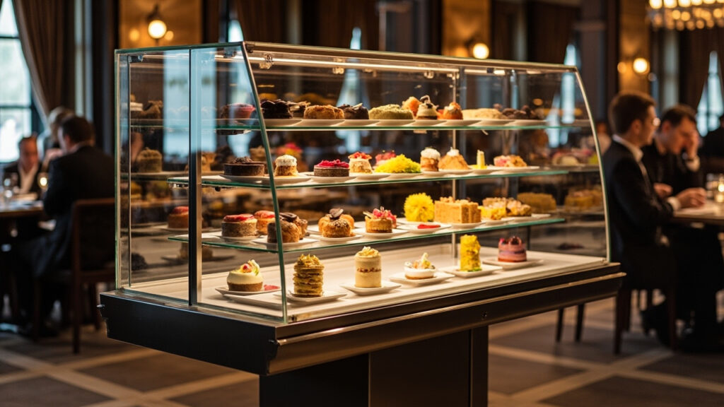 Vitrine à dessert: Outils verse les restaurateurs