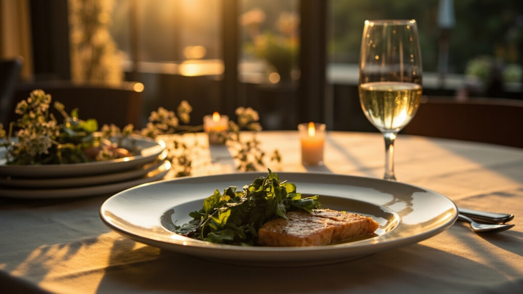 Un dîner Léger: Équilibre et Plaisir en soirée