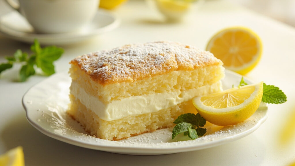 Gâteau au fromage blanc léger et citronné